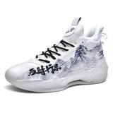 Low MOQ Brand Logo Custom Professional Men Outdoor Sports Sneakers Luminous Mesh Cool High Top Breathable Women Basketball Shoes