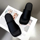 8CM/5CM Small Size 32 Sandalias Plataforma Height Increasing Black Silk Platform Women's Sandals