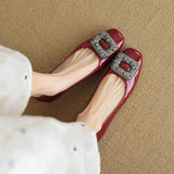 Diamond Outdoor Casual Pointed Closed Toe Dress Sandals Flat Women Shoes