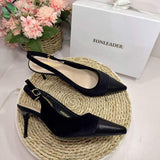 Wine Sandals New Women Shoes Pointed Toe Stiletto 7CM/9.5CM Heels