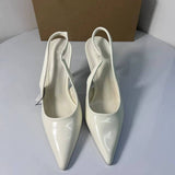Summer High-Heeled Shoes: Pointed-Toe Closed-Toe Backless Stiletto Mule Sandals, Business & Versatile Women's Casual Footwear