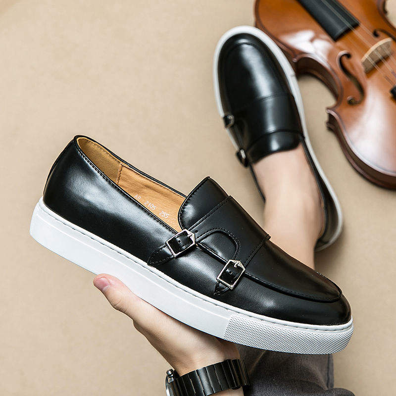 Classic Design Double Monk Strap Shoes Comfortable Good Looking Fashion Formal Wedding Shoes for Men