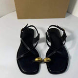 Summer Sandalias De Verano Gold Cute Trending Slipper Slides Footwear Ladies Sandals