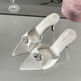2024 Chaussure Talon Slipper Trendy Sexy Elegant Fashion New Heels for Women