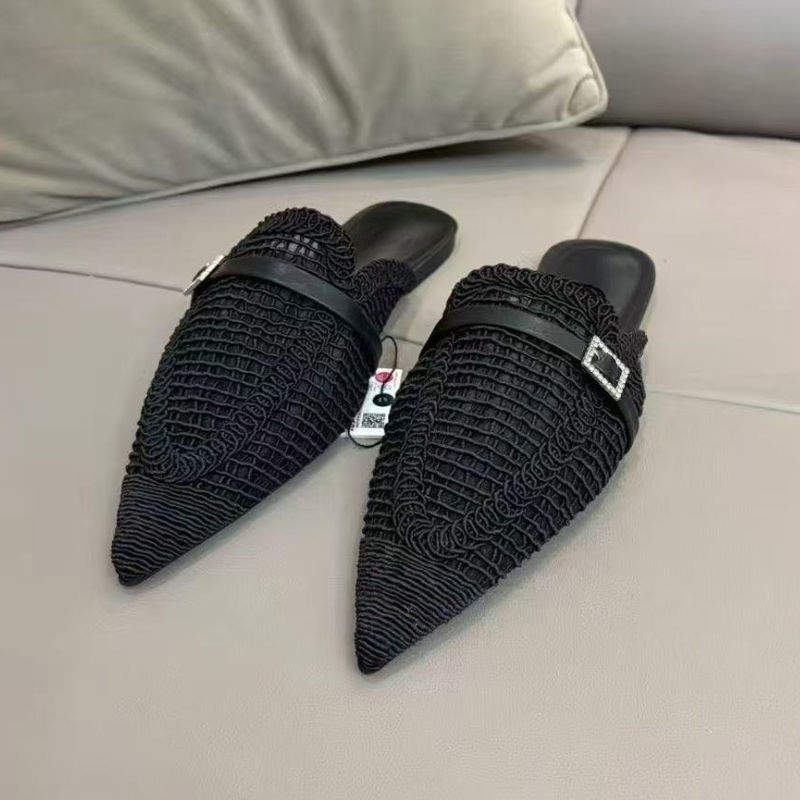 Summer Breathable Slipper Fashion Sandales Plate Femmes Mesh Women 2026 Flat Sandals for Women