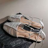 Ankle Strap Zapatos Verano Slides Handmade Rope Trendy Slippers Cute Comfortable Shoe Women's Sandals