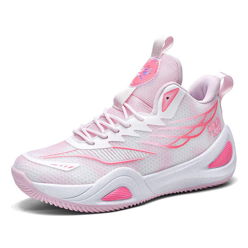 Anti Slip High Top Professional Men Outdoor Sports Sneakers Breathable Blank Mesh Women Basketball Shoes