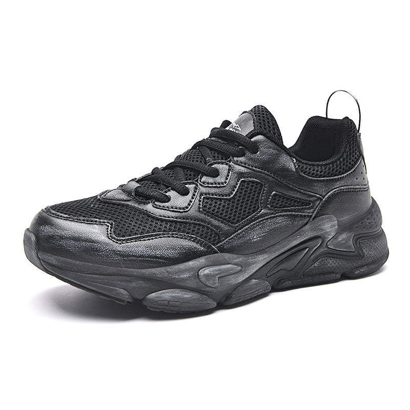Men Women Chunky Sneakers Breathable Running Shoes Metallic Silver Fashion Walking Footwear Lightweight Athletic Sport Trainers