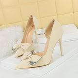 Bow Sandales Talon Femme Latest Design No MOQ 1 Sandals Sexy Ladies Stiletto High Heels for Women