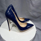 Office Wear Size 33-46 Elegant Stiletto Pointed Toe Pumps Sexy Heels for Women and Ladies