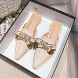 2.5CM New Color Elegante Chaussures Femmes Low Mules Loafer Women low Heels
