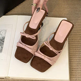 5CM Low Tacones Para Los Zapatos New Trendy Fashion Slipper Elegant High Heels Women's Pumps Shoes