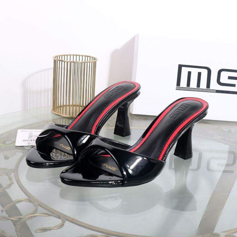 Talon Aiguill Tout Femm Red Fashion 2026 Summer Slipper Sandal Heels for Women