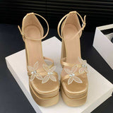 Talons Femme Sexy Chunky Custom Logo High Platform Heels for Women