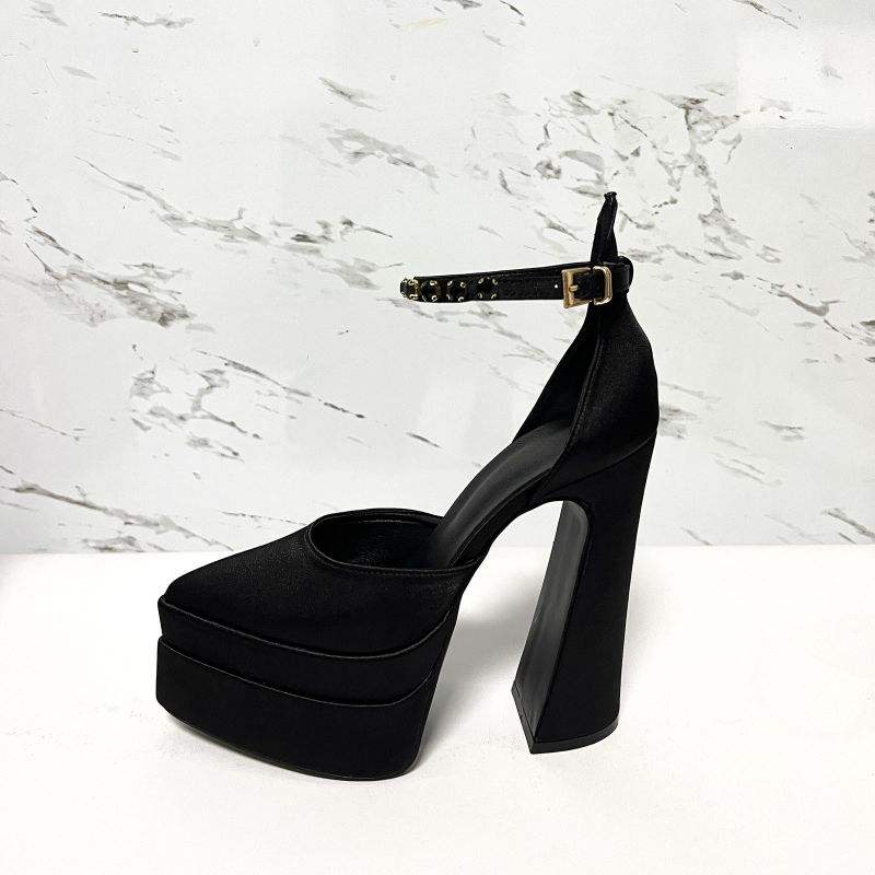 Tacones De Plataforma Thick Sole Ladies Chunky Heels High Platform Sandals for Women
