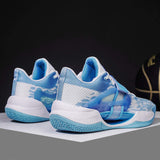 Brand Logo Customize Night Luminous Professional Men Mesh Outdoor Sports Sneakers Blank Anti-slip Rubber Women Basketball Shoes