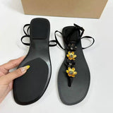 New Arrival Popular Rhinestone Women's Fashion Platform Flip-Flops Beach Summer Ladies Comfort Sandals Shoes