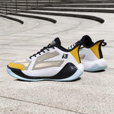Anti Twist Stability Mesh Upper Low Top Sports Sneakers Cushioning Support Durable Outdoor Indoor Performance Basketball Shoes