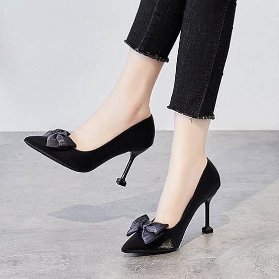 Size 30-43 Talon Haut Latest Designer Bow Upper Chaussure Femme Sandals Shoes Women Heels for Elegant Lady