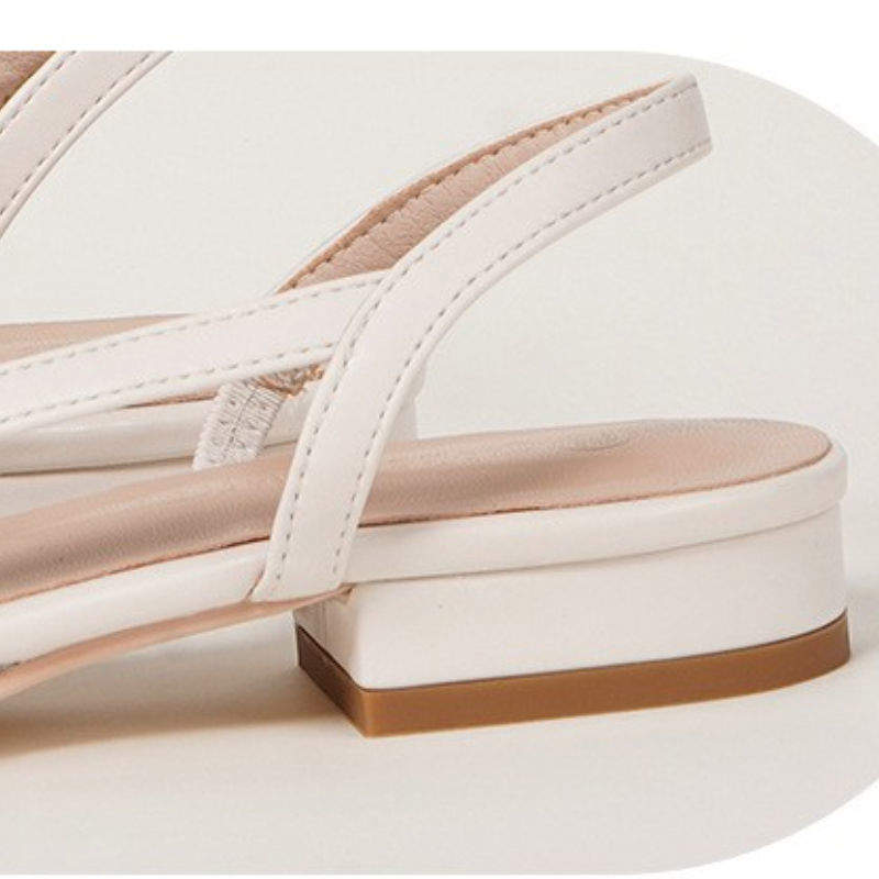 Simple Design Dress Pumps Fashion Elegant Slingback Style Official Work Shoes Women's Flats
