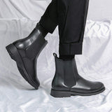 Size 38-46 High Top Ankle Boots Fashion Design Classy Durable Other Chelsea Boots for Men