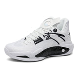 Glow in Dark Men Basketball Shoes High Performance Court Sneakers Breathable Mesh Athletic Footwear With Galaxy Gradient Midsole